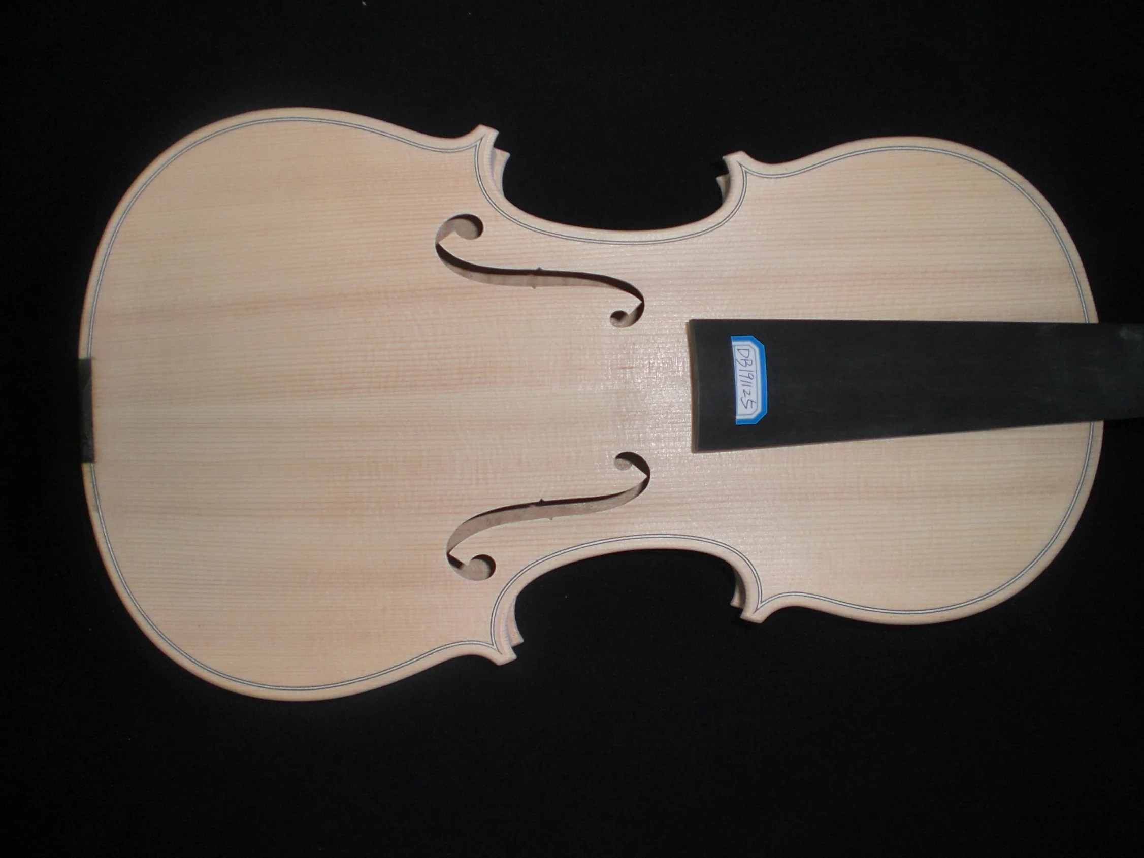 Бесплатная доставка ручная работа белая скрипка 4/4 с цельной задней частью