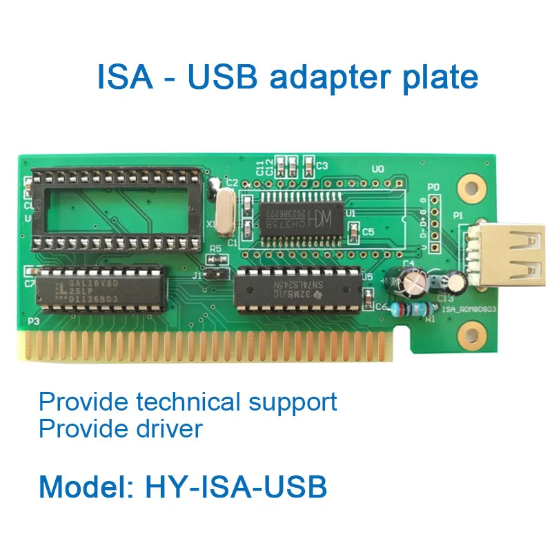 ISA к USB адаптер плата интерфейс ISA к USB интерфейс для промышленного управления оборудования