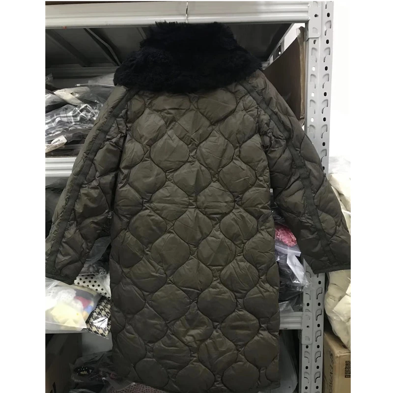 

Special Price High Quality Women Down Coats Real Fur Detachable Waist adjustable Winter Warm Long Down Jackets Casual Outerwear