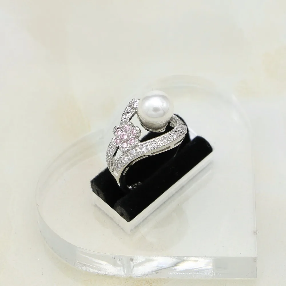 Свадебные ювелирные наборы из стерлингового серебра 925 пробы для невесты белый