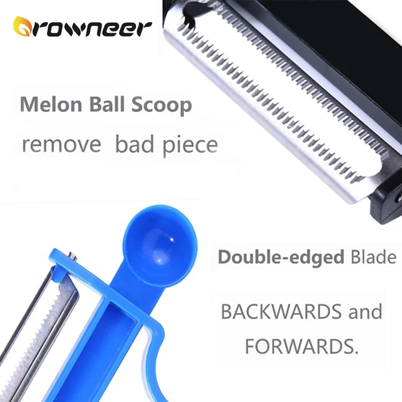 3 шт. Овощечистка лезвие из нержавеющей стали поворотный нож для нарезания