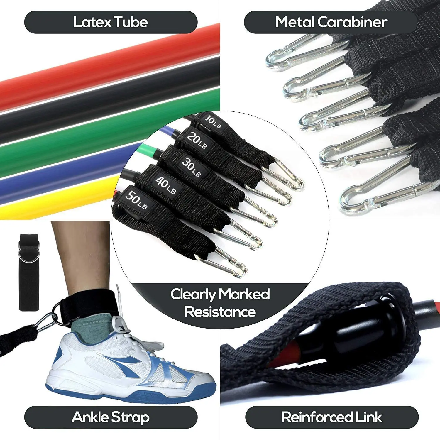 Фитнес-группы сопротивления набор тренировки мышц упражнения натуральные