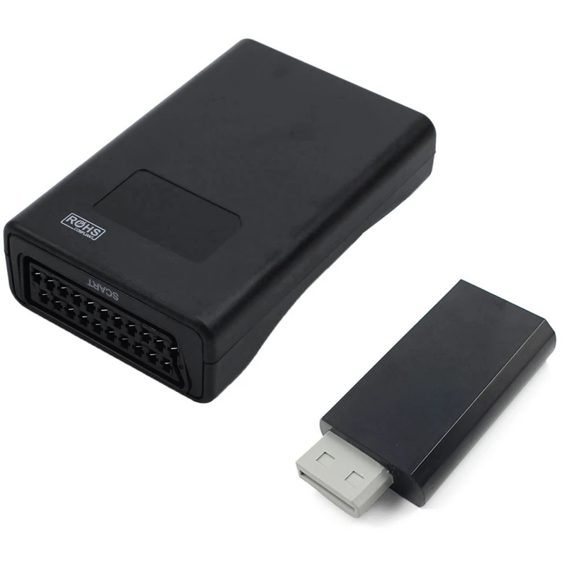 1 шт. HDMI на SCART адаптер 1080P видео о конвертер &amp 3 5 мм o Выход Джек Wii к 2HDMI |