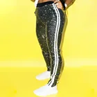 Женские узкие брюки с блестками, повседневные облегающие пляжные брюки в стиле бохо, модель A6075 в стиле хип-хоп на лето, 2021