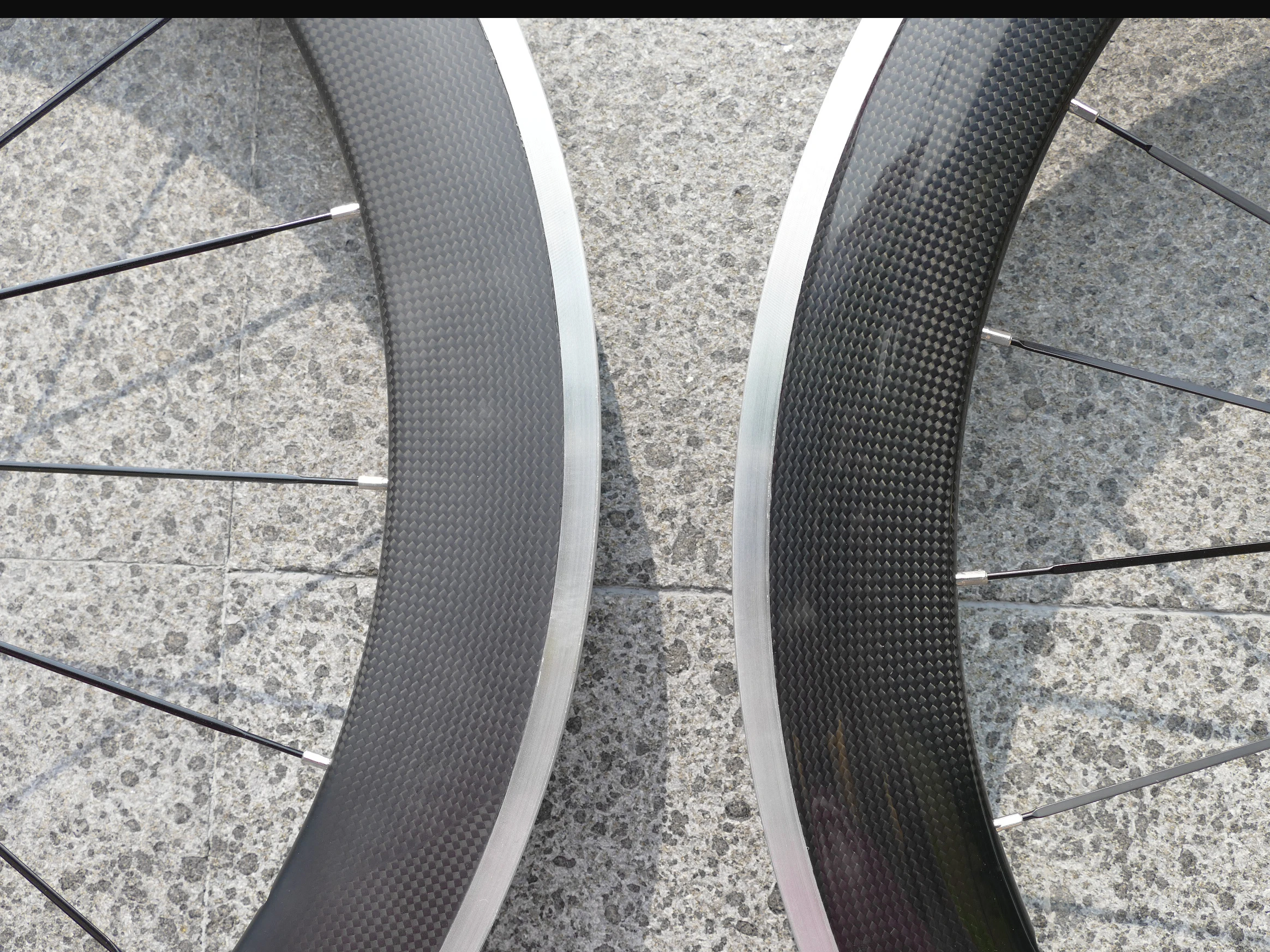 1 пара: 3K UD полностью из углеродного волокна Матовая Глянцевая дорожная