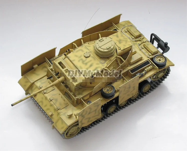 DIYMyModel1:25 Scale WWII PzKpfw III Ausf.M Medium Tank DIY Handcraft PAPER MODEL KIT Puzzles hechos a mano Toy DIY-5