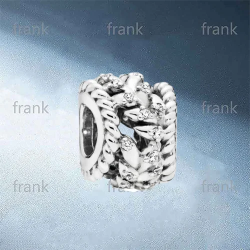 

797597CZ DAZZLING GRAIN SWIRLS CHARM
