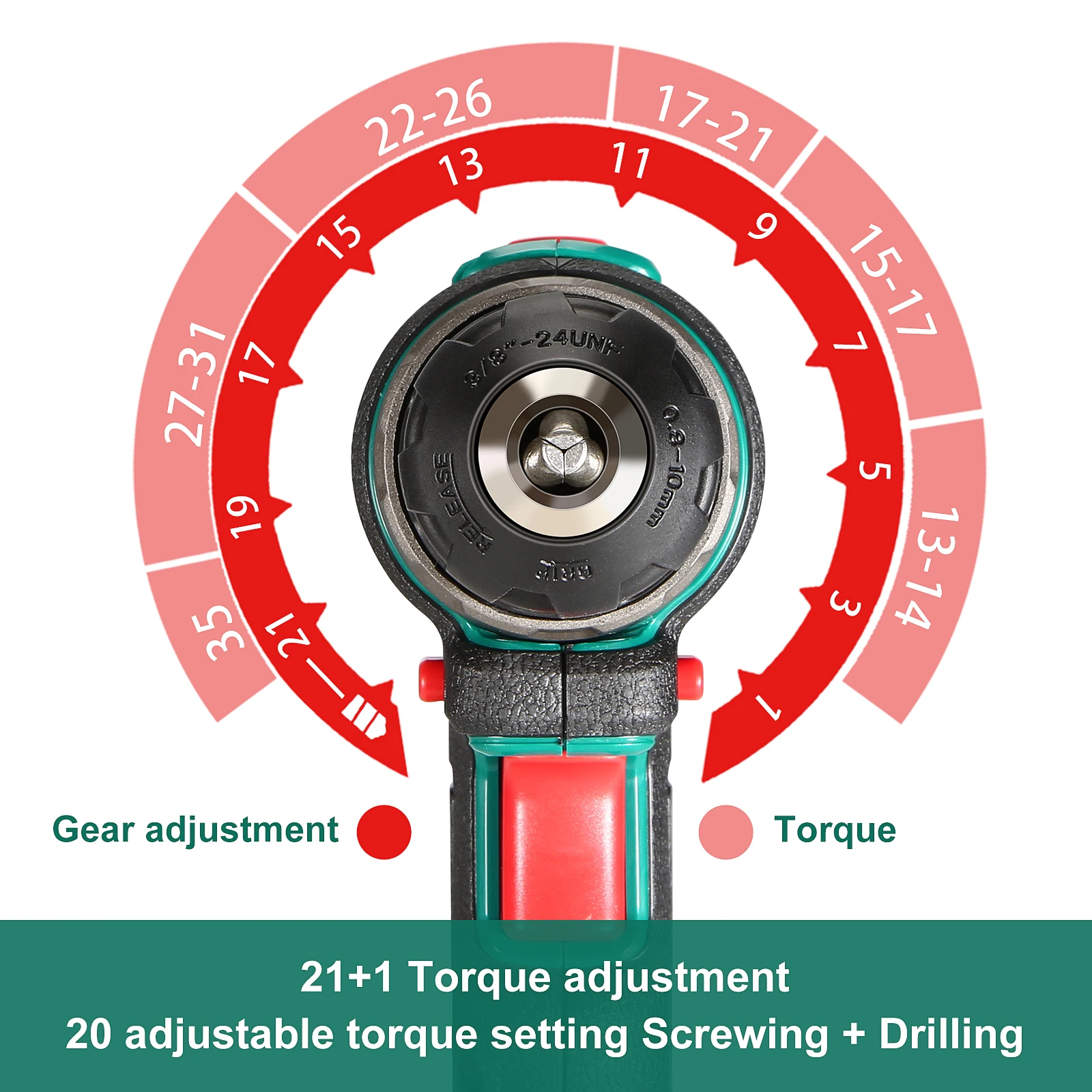 Электрическая аккумуляторная дрель HYCHIKA набор отверток с двумя скоростями 18 в 22