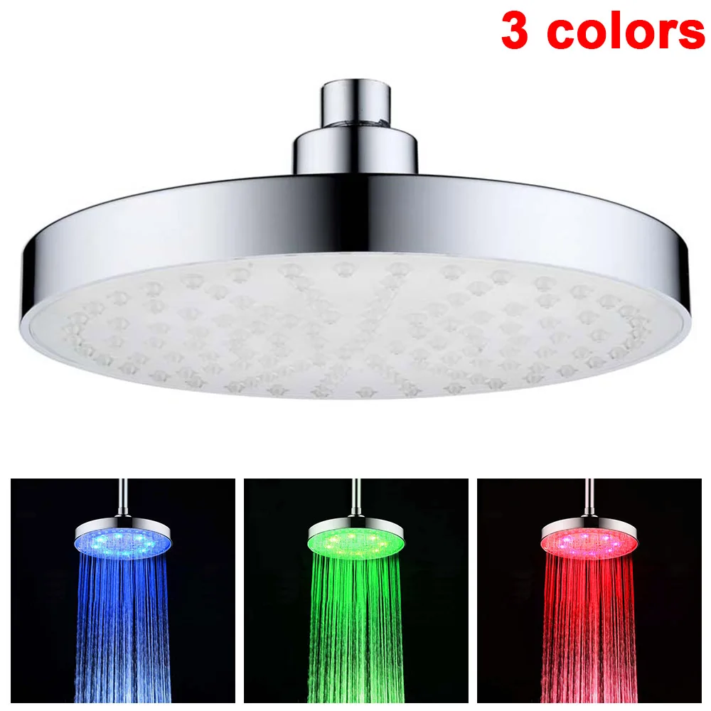 1 шт. светодиодный душ с дождевой насадкой красочная сменная насадка для душа без