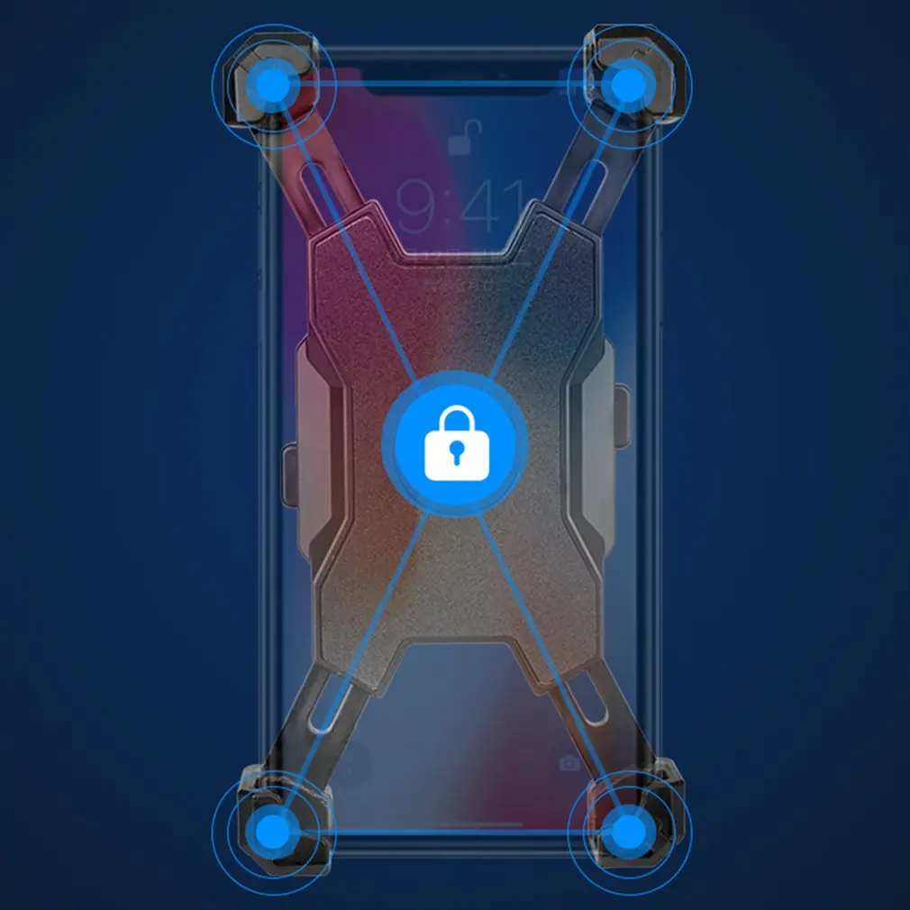 

BG-116 Bicycle Mobile Phone Holder Plastic 360 Degree Rotating Electric Bike Motorcycle Adjustment Bracket