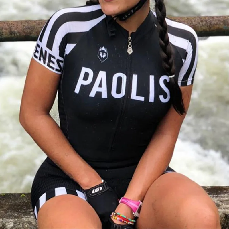 2019 профессиональный костюм для триатлона Женский с коротким рукавом велоспорта