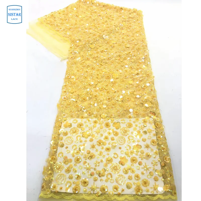 2020 нигерийские французские кружевные ткани тюль кружево с блестками Ткань