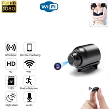 HD 1080P Network Wifi Mini Camera Night Vision Home Security Surveillance Camera Remote Monitoring Wide Angle Micro Baby Monitor