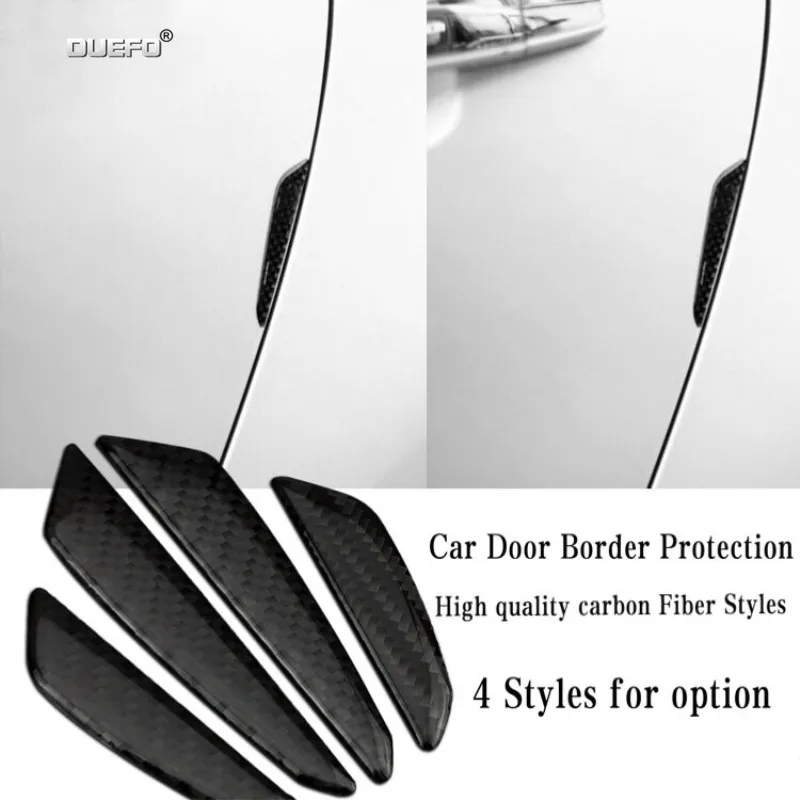 4 шт. карбоновые наклейки для защиты от краш бар натирания бампера двери Kia K2 K3 K5