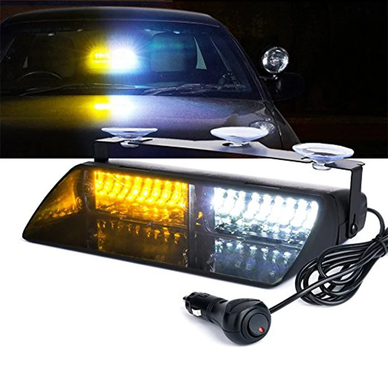 Светодиодная вспышка-стробоскоп для автомобиля светильник красный/синий