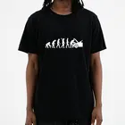 Подарок на день отца, забавный подарок на день рождения, топы с круглым вырезом, модные футболки из 100% хлопка для мужчин, Evolution Auto Mechaniker Mechanic футболка с изображением автомобиля