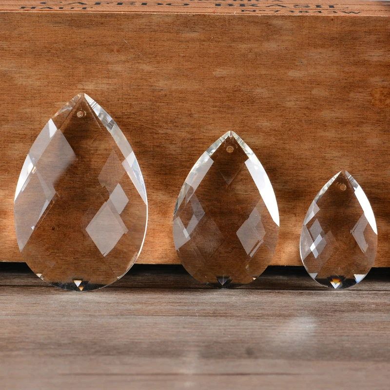 Camal 10 шт. 38/50/63 мм подвеска из кристаллов в форме капли деталь освещения подвесная