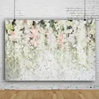 Скандинавский стиль четыре сезона Красивая Цветочная стена Фотофон для свадебной фотосъемки для невесты детский Виниловый фон