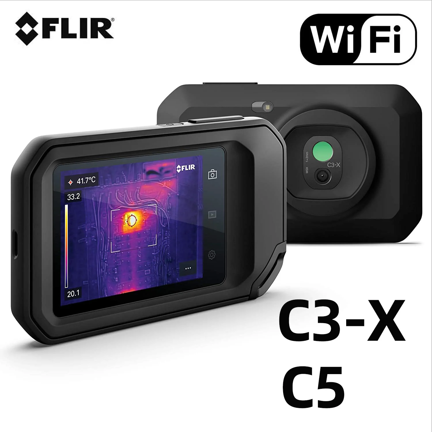 FLIR C5 C3 X компактный Термальность Камера контрольный прибор нагреватель воды