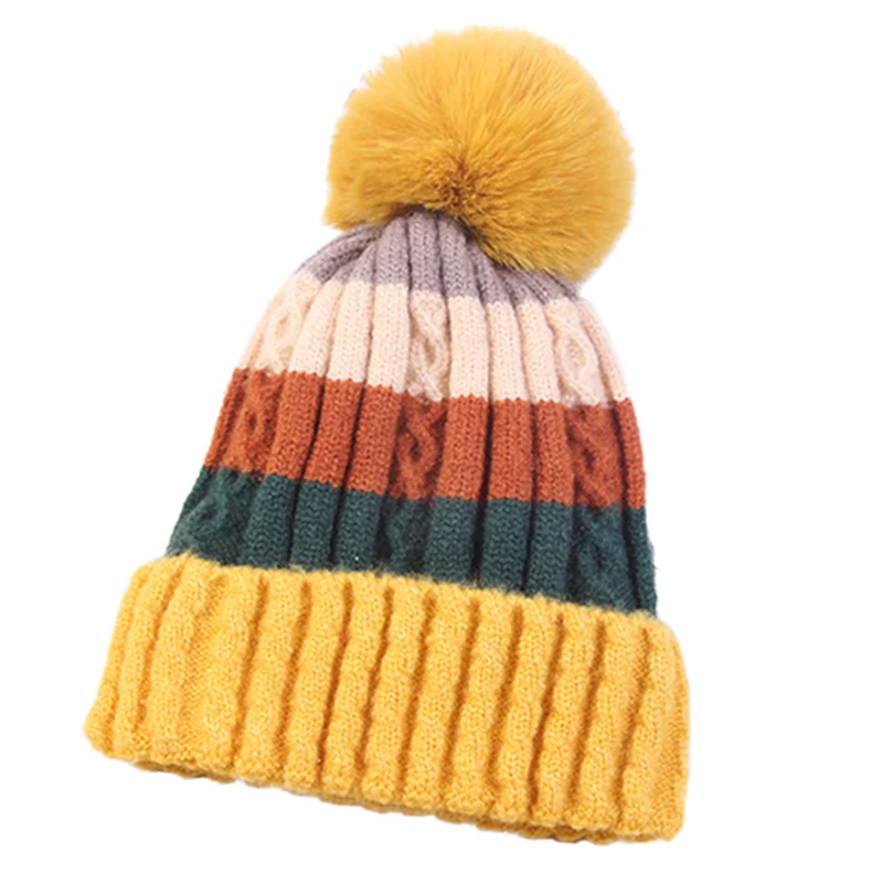 Зимние шапки для женщин вязаные зимние бини женские женская зимняя шапка теплая