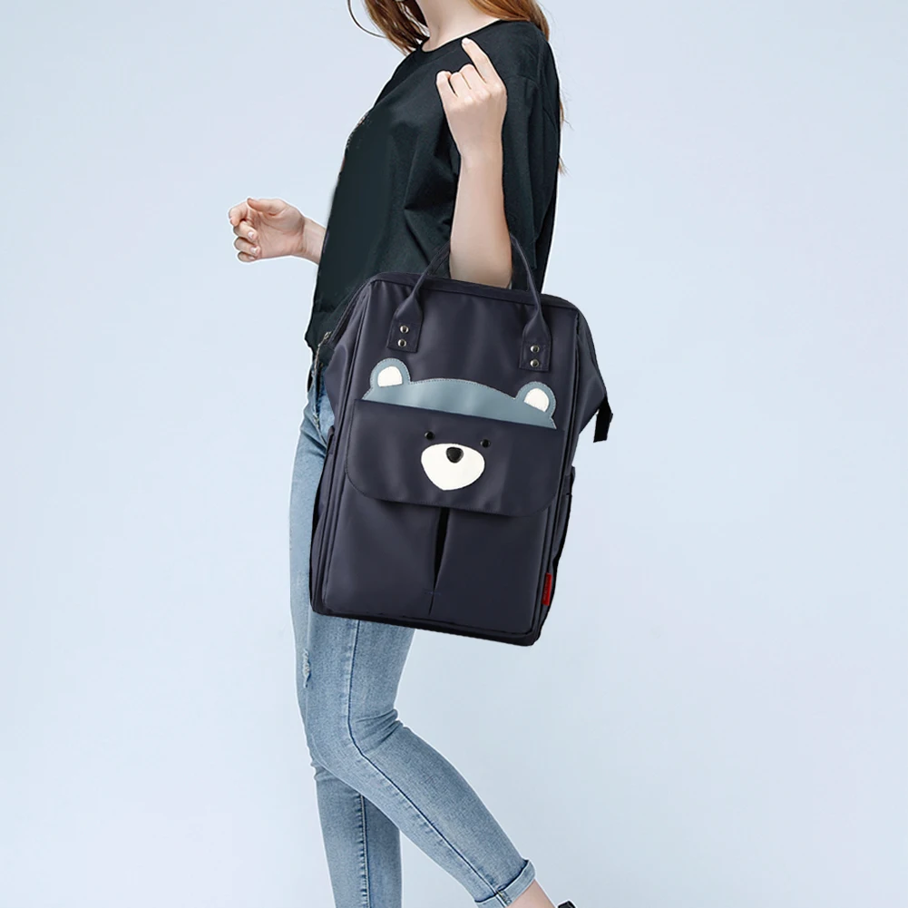 Cute Mummy Baby Diaper Bag Maternity Nappy Large Capacity Travel Nursing Backpack Portable Women Handbags | Мать и ребенок