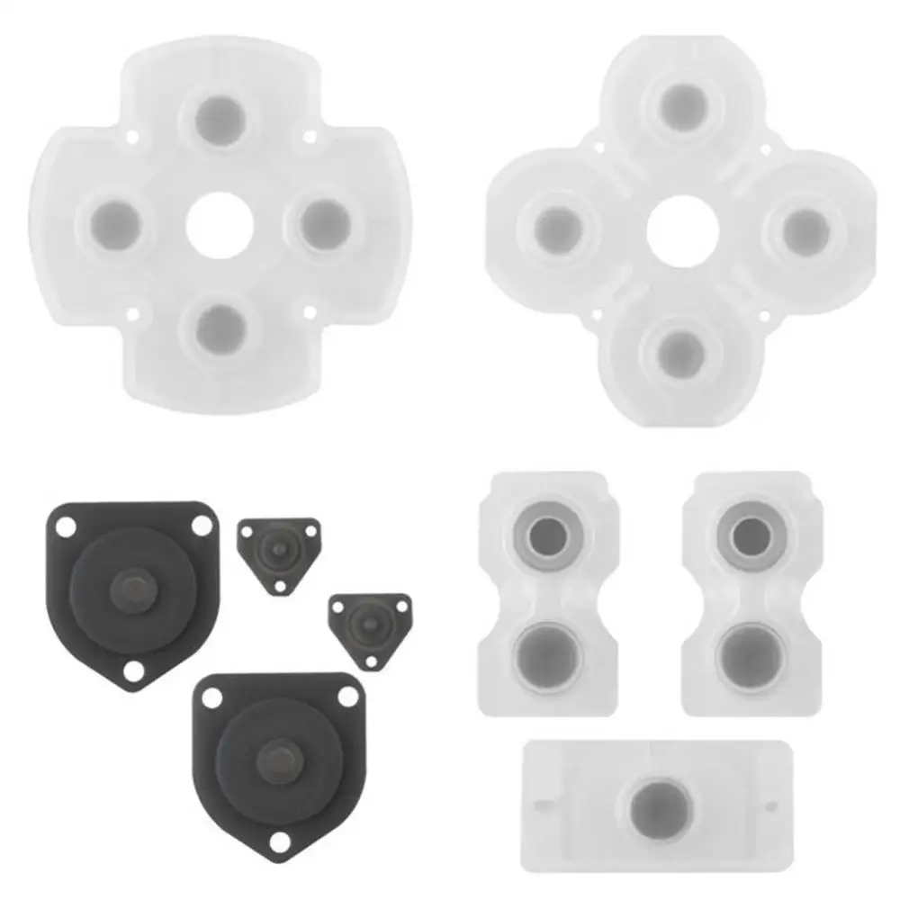 

5PCS For Playstation 4 PS4 Controller Conductive Silicone Rubber Pads for Dualshock-4 JDS JDM 030 D Pad Button