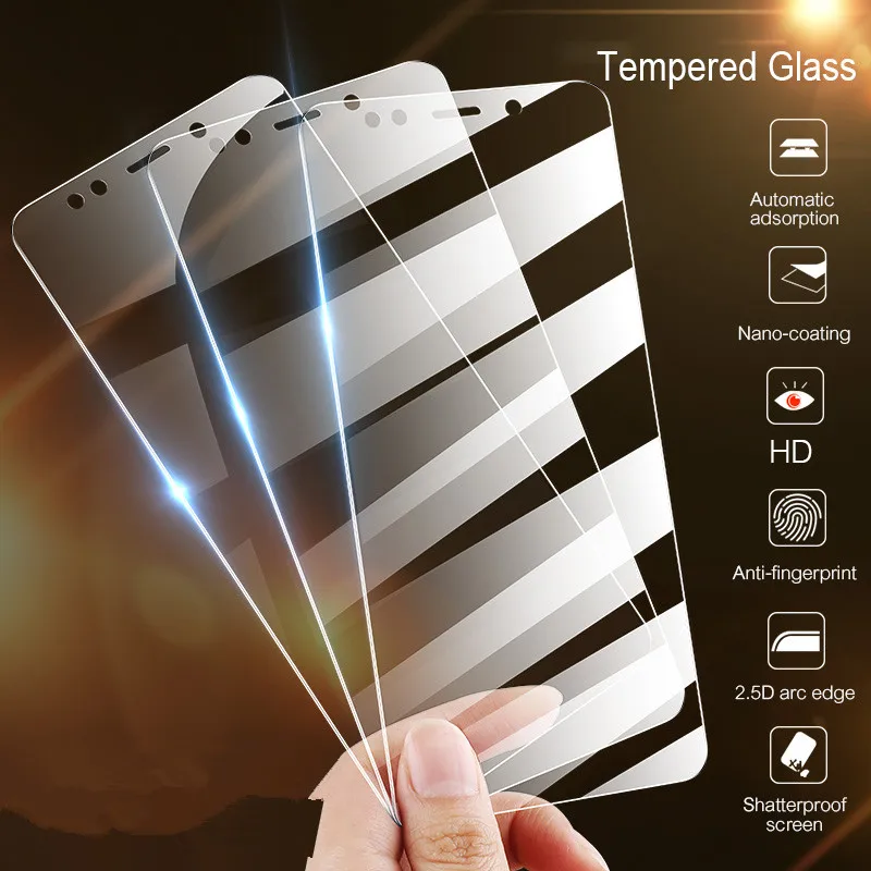 

Full Cover Tempered Glass For Xiaomi Redmi Note 7 9s 5 8 Pro 8T 9 Pro Max Screen Protector For Redmi 5 Plus 6A Glass Film