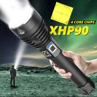 Супер мощный Xlamp XHP70.2 XHP90 светодиодный фонарик светодиодный фонарь USB XHP50 лампа зум тактический фонарь 18650 26650 Перезаряжаемые Battey