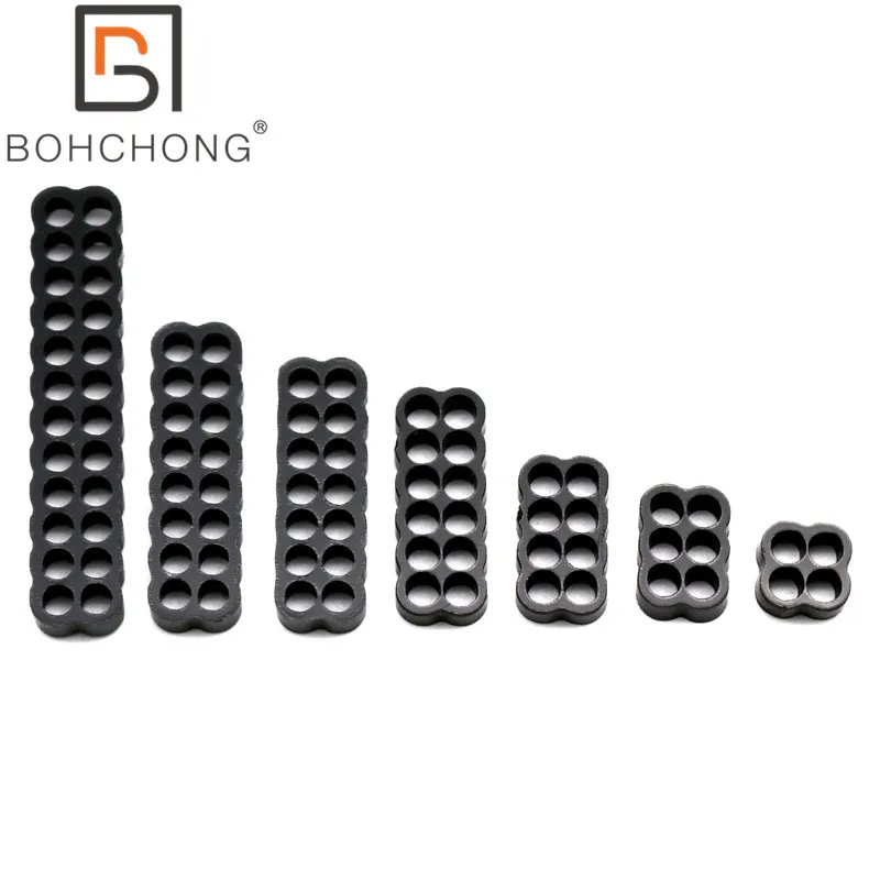 Акриловый закрытый кабельный гребень 6 цветов 4Pin 6Pin 8Pin 12Pin 14PIN 16pin 24pin для