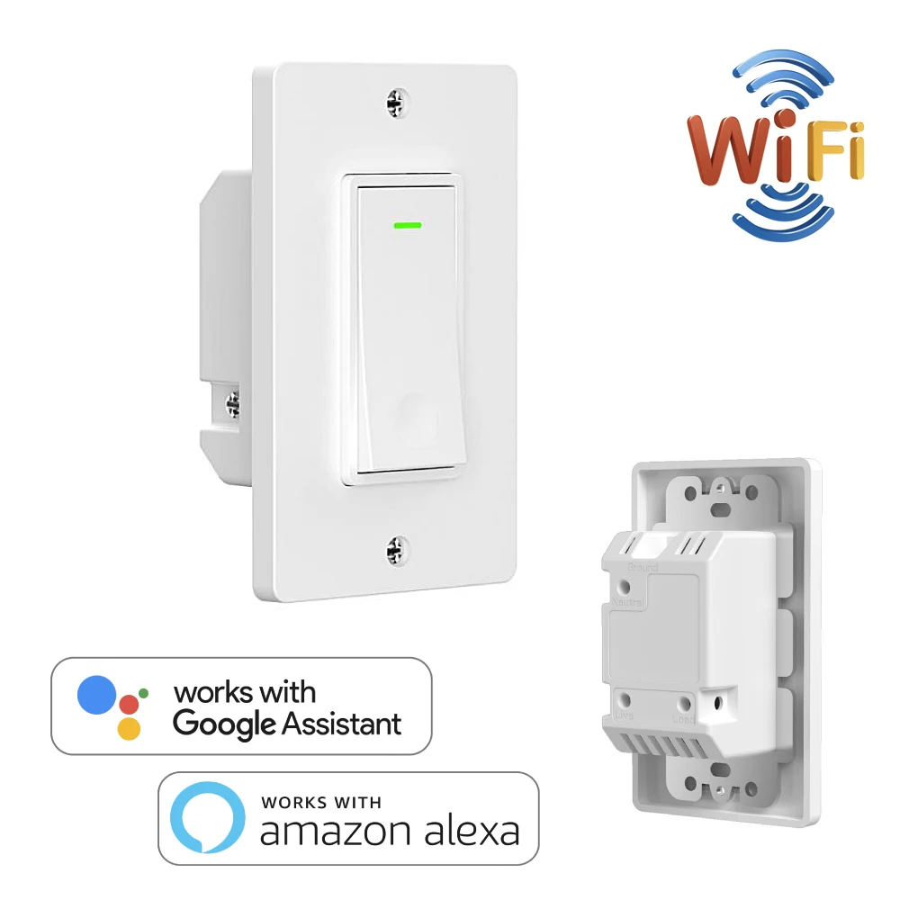 Умный Wi Fi переключатель настенный с поддержкой ЕС и США|Модули для умного дома| |