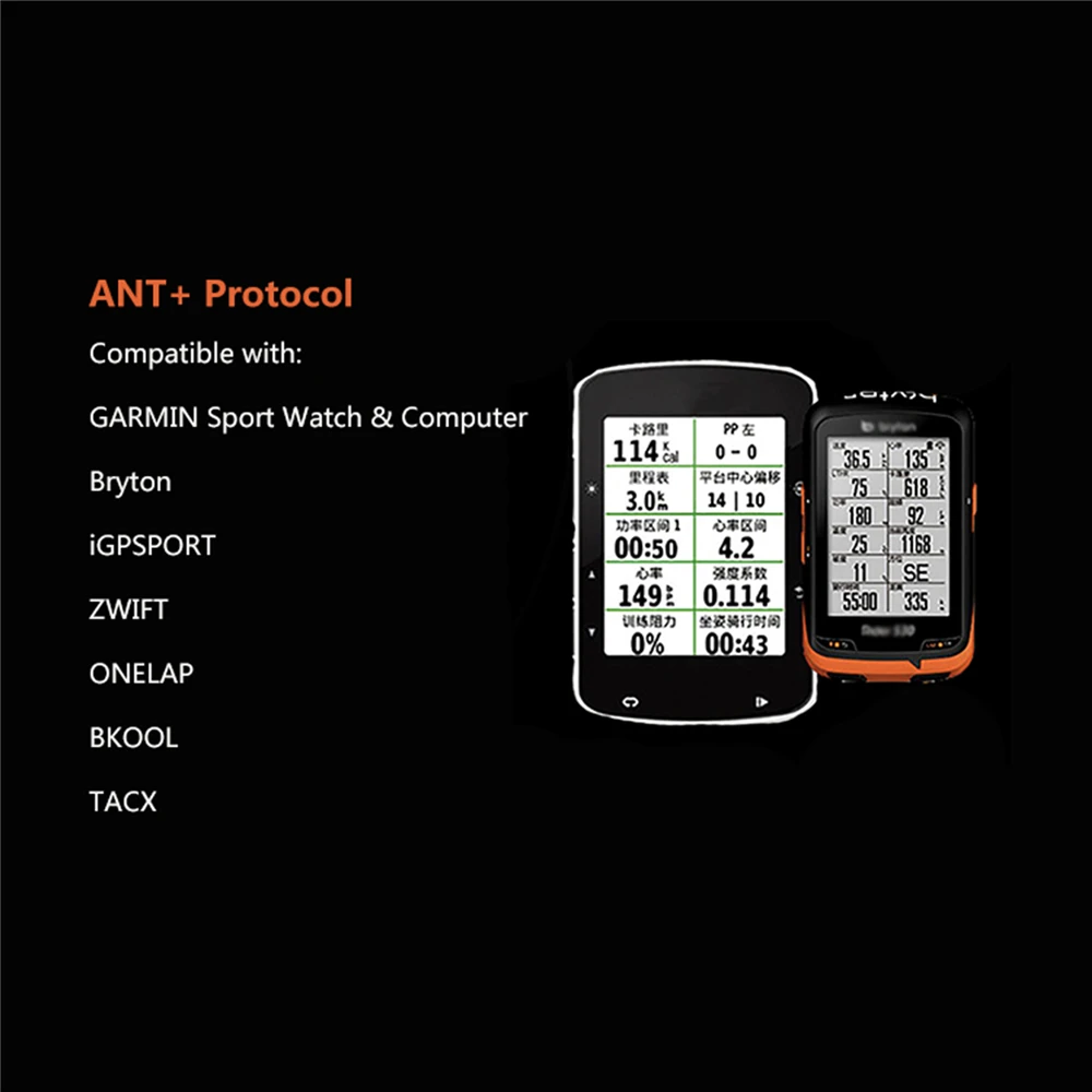 Умный двухрежимный датчик сердечного ритма MOVER нагрудный ремень ANT + Bluetooth4.0 для