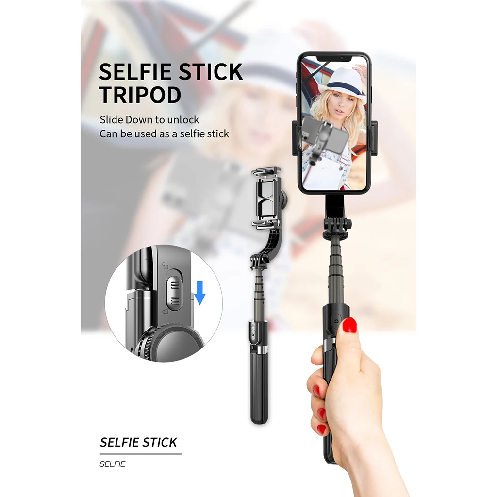 Ручной Стабилизатор Gimbal Anti-Shake Bluetooth держатель селфи-палки регулируемый штатив