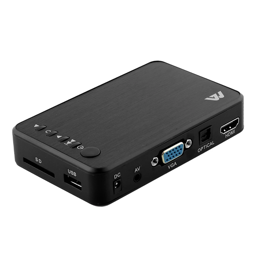 Multi TV Media Player HDMI 1080P HD USB SD MMC RMVB MP3 AVI MKV US Plug | Электроника