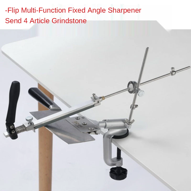 

RX-008 Metal Fixed Angle Sharpener Household Kitchen Knife 150*20*5MM Grindstone Can Be Turned