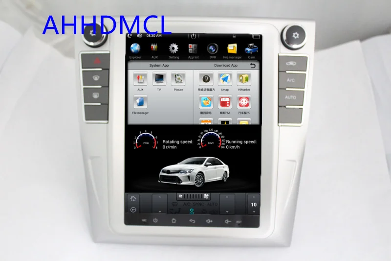 Мультимедийный плеер в стиле Тесла Android автомобильная стереосистема GPS PC PAD для