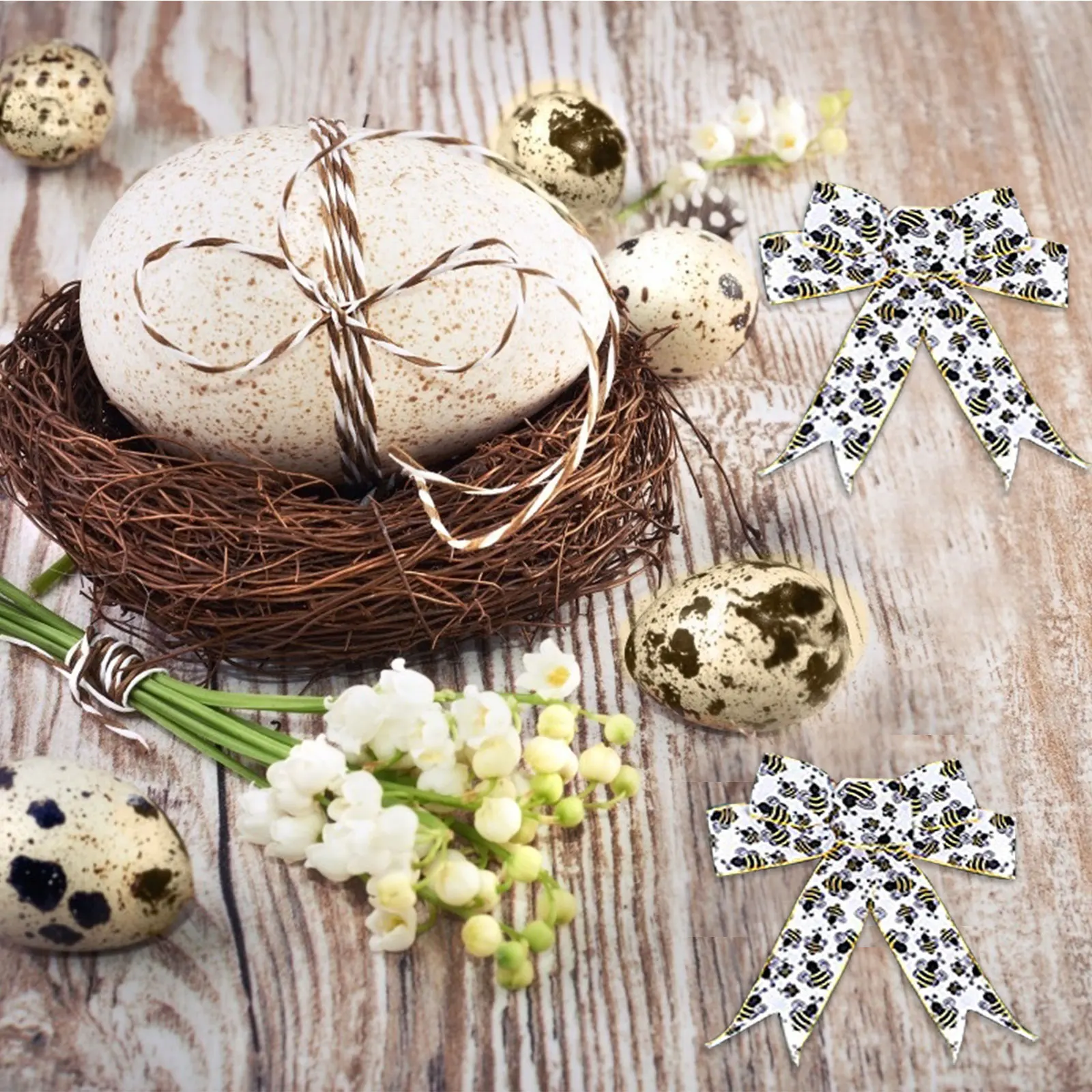 26 ярдов Шмель лента Проводная в горошек с вертикальной полосой | Дом и сад