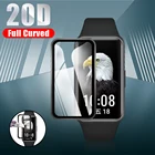 Защитная пленка 20D с изогнутыми краями и полным покрытием для умных часов Huawei Band 6  6 Pro, мягкая защитная пленка для экрана, аксессуары (не стекло)