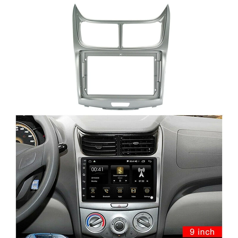9 дюймов Автомобиль фриз для Chevrolet Парус 2004 2014 двойной Din автомобильный DVD рамка