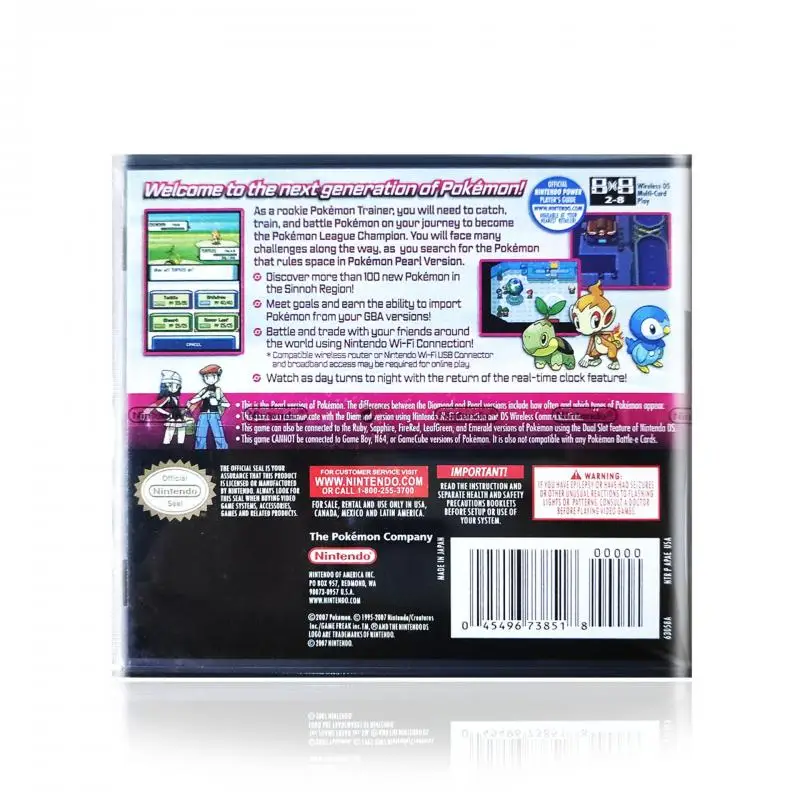 Английская версия NDSI DSI DS Покемон жемчужная ролевая игра игрушки для детей |