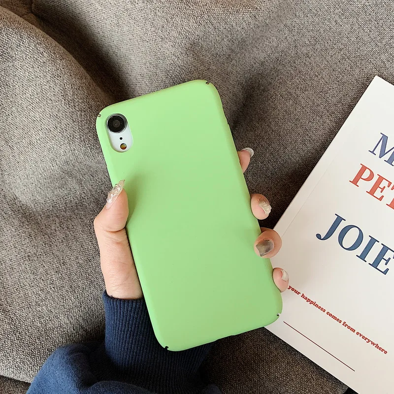 Green Матовый Противоскользящий чехол из песчаника с эффектом потертости для samsung Note 10 Plus S8 S9 S10 Plus S10E Note 9 Note 8 ультратонкий жесткий чехол из поликарбоната - Цвет: Green