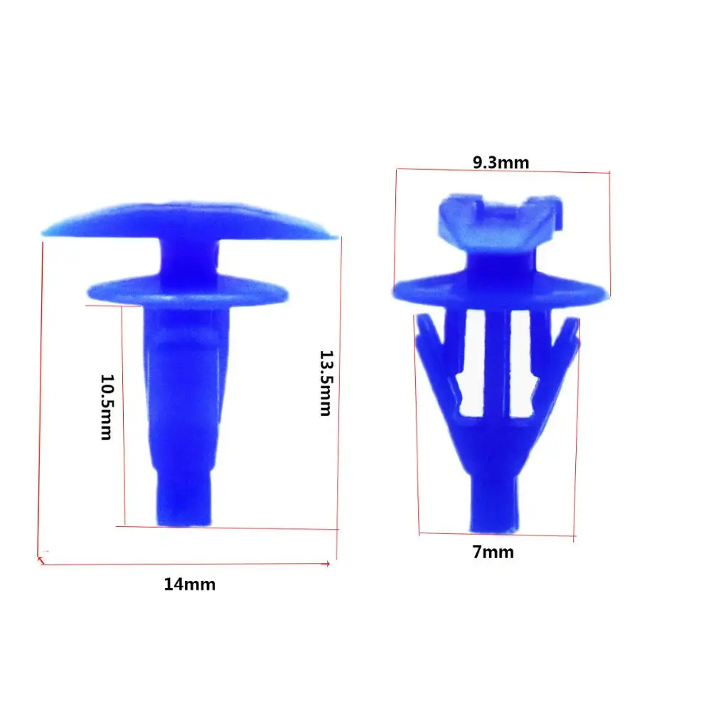 

100Pcs Sealing-Strip Retainer Clips Car Door And Window Weatherstrip Rivets Auto Fasteners For VW Honda Toyota Nissan Universal