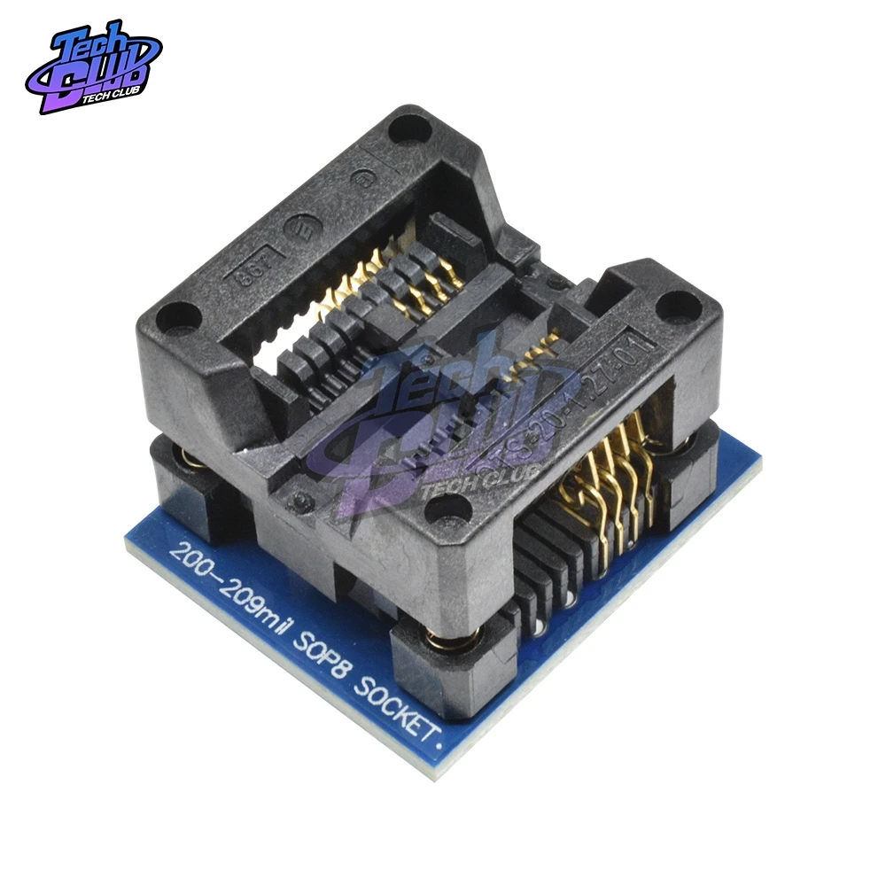 SOIC8 SOP8 Для DIP8 широкое сиденье 200mil программатор разъем адаптера CH341A | Инструменты