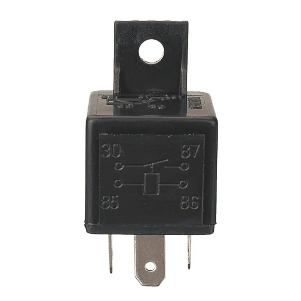 Новый авто реле Универсальный 4 Pin 12V 30A Встроенный предохранитель гнездо