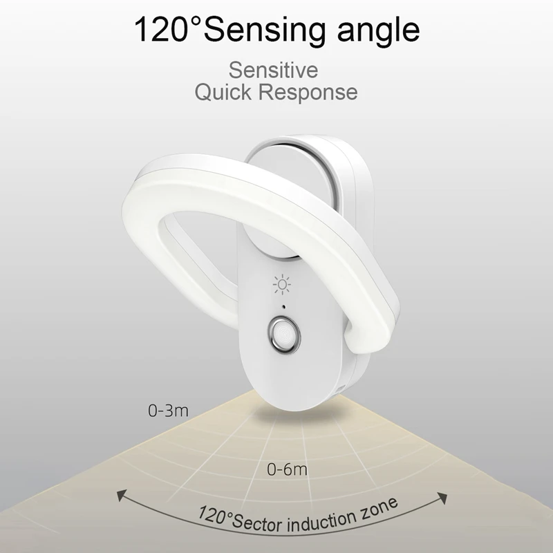 

M8 Negative Ion Air Purifier Night Light Mini Wall-Mounted Rechargeable Aromatherapy Sensor Night Light Purifier