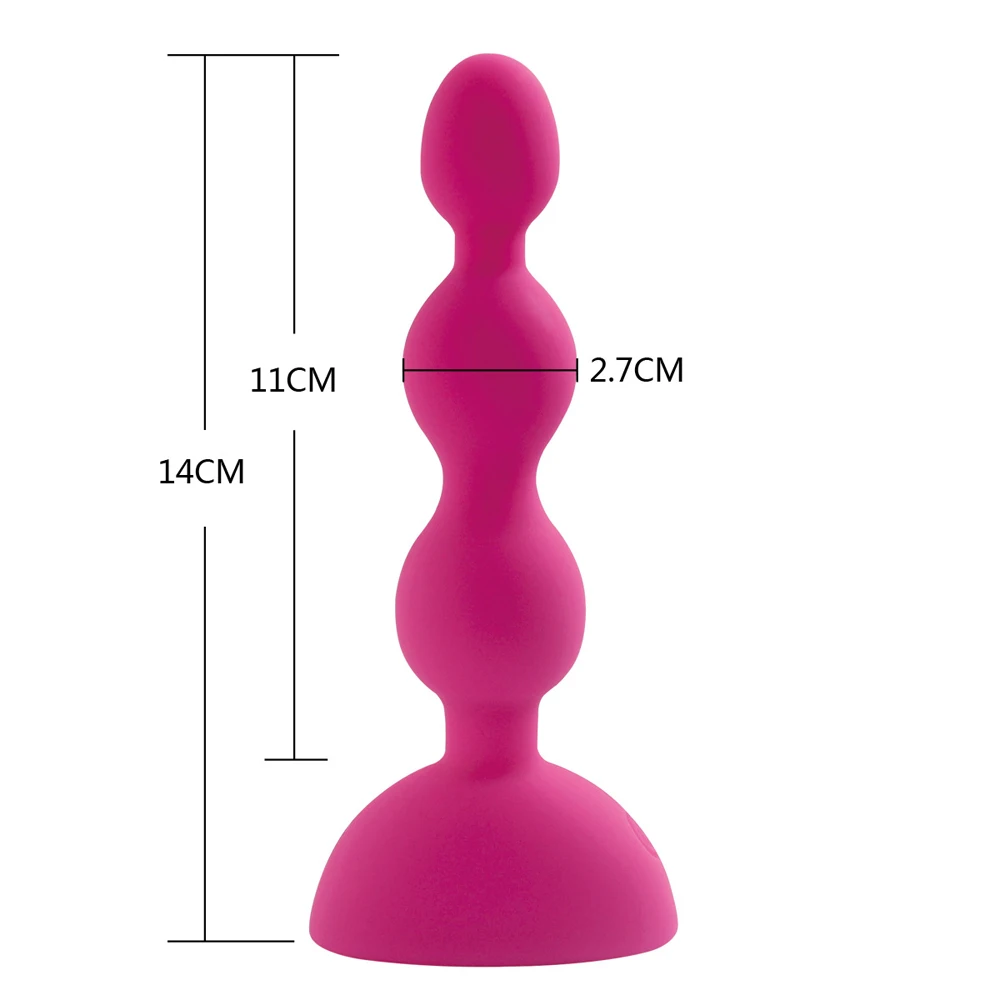 Anal Vibrator Sex Toys For Women Vibrating Beads Plug 10 Speeds Prostate Massager Wireless Remote Control G-spot Vibration | Красота и