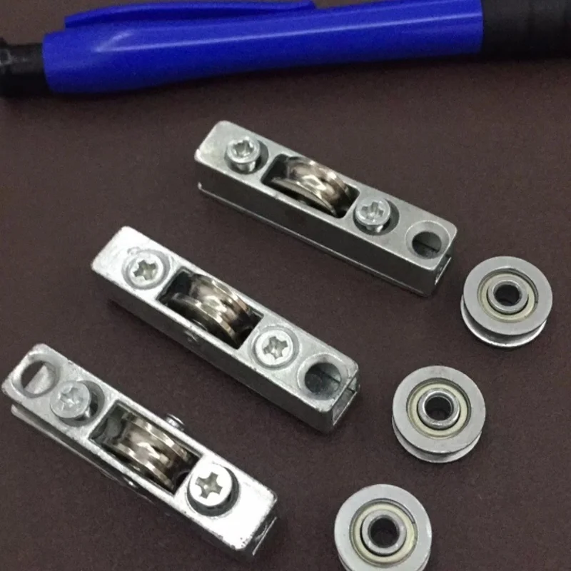 12 шт./компл. U604ZZ 4*12*4 мм U Groove шариковый подшипник направляющий шкив для рельсовой