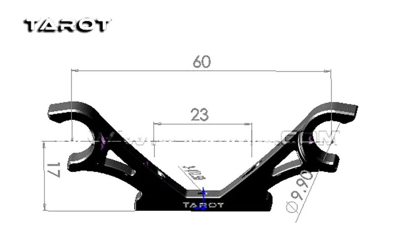Tarot T2-2D 2 оси Бесщеточный шарнир для Gopro Hero 4/3+/3 TL2D01 DIY Дрон FPV