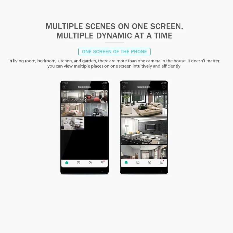 Xiaomi Mijia 1080P HD умная IP камера беспроводная Wi Fi 130 градусов FOV перегородка AI