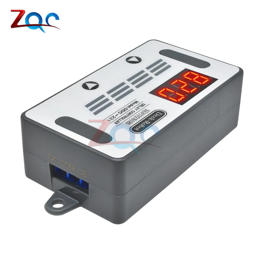 Цифровой светодиодный дисплей постоянного тока 12 В реле времени с задержкой