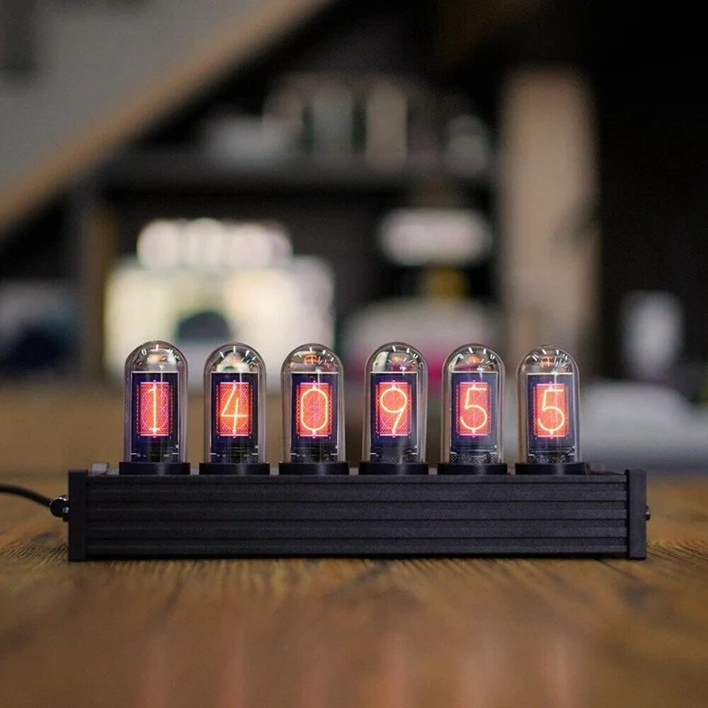 Часы в стиле киберпанк с RGB подсветкой цветные светящиеся светодиодсветодиодный